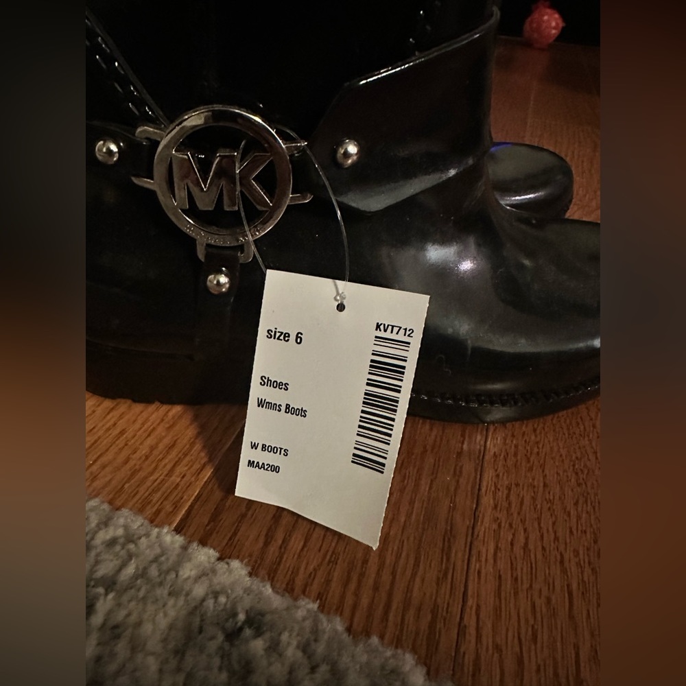 Michael Kors Rain Boot Fulton Harness Tall - Picture 3 of 4